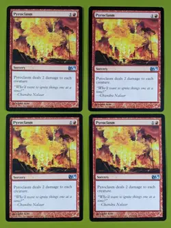 Pyroclasm x4 Magic 2011 M11 4x Playset Magic the Gathering MTG - Image 1