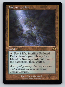 Polluted Delta Retro Frame - MTG - Modern Horizons 3 - MTG - Image 1