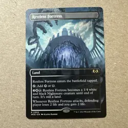 Restless Fortress (Borderless) Wilds of Eldraine Regular - Image 1