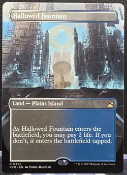 Hallowed Fountain #295 Ravnica Remastered Borderless Regular Rare - Image 1