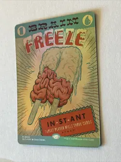 Brain Freeze FOIL Encyclopedia Secret Lair MTG Magic The Gathering - Image 2
