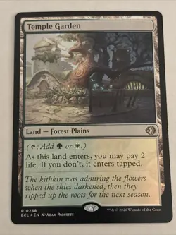 Temple Garden (foil) Lorwyn Eclipsed 0268 Rare MTG - Image 1