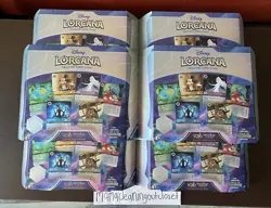 Lot of (6) Lorcana Rise Of The Floodborn Disney 100 Collector’s Edition Gift Set - Image 1