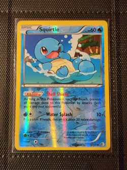 Squirtle 29/149 Boundaries Crossed Reverse Holo Pokemon Card NM - 2012 - Image 1