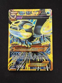 Primal Kyogre EX Shiny Full Art Holo Ultra Rare Card 96/98 XY-Ancient Origins - Image 1