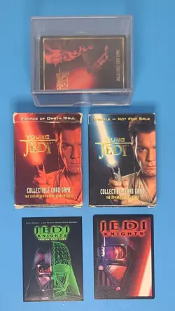 Young Jedi Collectible Card Game CCG Lot Including Rare Sample Decks - Image 2