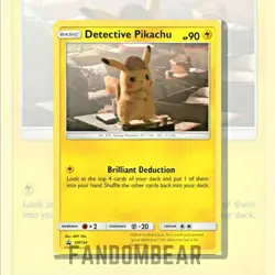 Detective Pikachu HOLO BLACK STAR PROMO card SM194 Pokemon 2019 Movie - Image 2