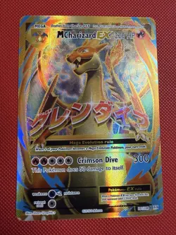 Pokemon XY Evolutions Full Art Mega M Charizard EX Card 101/108 - Image 1
