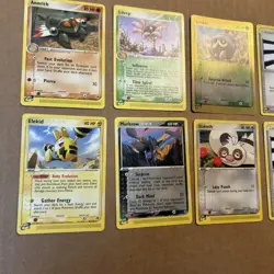 EX Sandstorm Pokemon Ruby & Sapphire Era Card Lot 9 TCG r 2003 Gen 3 - Image 2
