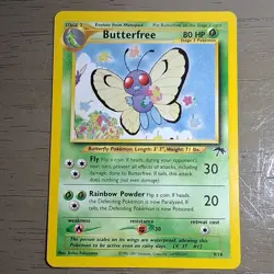 Pokemon Butterfree Southern Islands Promo 09/18 80 HP Stage 2 2001 English Card - Image 1