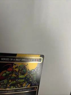 Heroes In A Half Shell Borderless Surge Foil TMNT Card #0096 MTG LP - Image 3