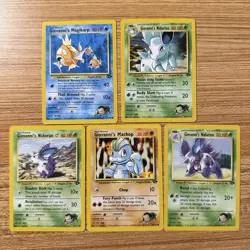 Pokemon TCG Giovanni Gym Heroes/Challenge Card Lot - Image 1