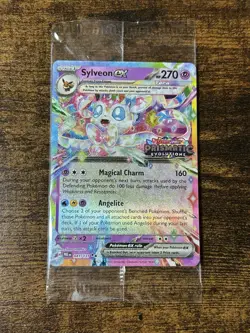 Sylveon Ex 041/131 - Pokemon Prismatic Evolutions - STAMPED PROMO CARD - SEALED - Image 1