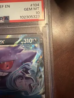 PSA 10 Gengar ex 112/162 Temporal Forces Holo Pokemon Card GEM MINT 2024 - Image 5