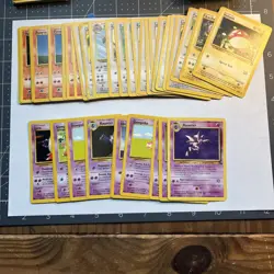 Vintage Pokemon 125 Card Lot Mix of Old Cards - Image 3