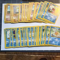 Vintage Pokemon 125 Card Lot Mix of Old Cards - Image 4