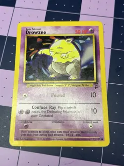 Pokemon TCG Base Set 2 Drowzee 73/130 Regular Common Card - Image 1