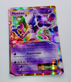 Mewtwo EX 52/108 Evolutions Ultra Rare Holo Pokemon Card NM - Image 1