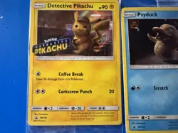 Detective Pokemon cards Pikachu Psyduck New Sealed - Image 2