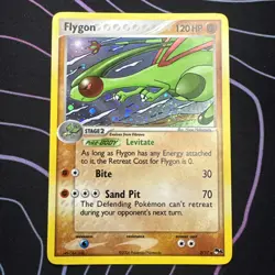 Pokemon TCG 3/17 Holo Rare Flygon 2006 LP Condition Card - Image 1