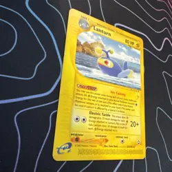 Pokemon Card Lanturn 21/147 Aquapolis Non-Holo MP Condition - Image 3