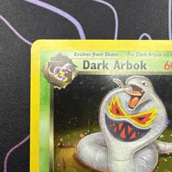 Pokemon TCG Holo Ultra Rare Team Rocket Dark Arbok Card 2/82 MP - Image 2