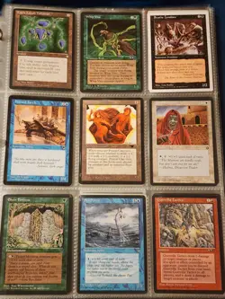 Vintage Magic The Gathering Collection Card Lot MTG 1993-1998 Pre-Rarity Symbol - Image 1