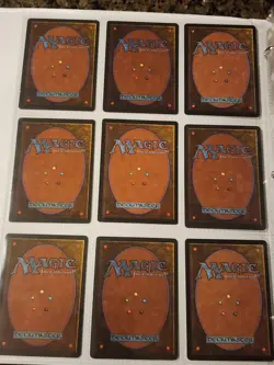 Vintage Magic The Gathering Binder Collection Card Lot MTG 1993-2003 Rares - Image 2