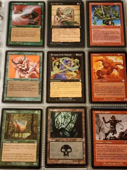 Vintage Magic The Gathering Binder Collection Card Lot MTG 1993-2003 Rares - Image 3