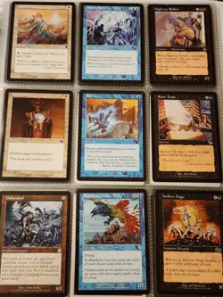 Vintage Magic The Gathering Binder Collection Card Lot MTG 1993-2003 Rares - Image 4