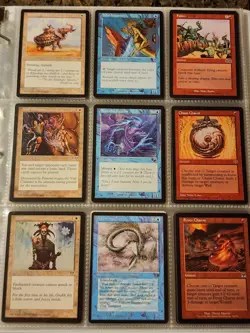 Vintage Magic The Gathering Binder Collection Card Lot MTG 1993-2003 Rares - Image 3