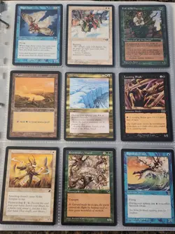 Vintage Magic The Gathering Binder Collection Card Lot MTG 1993-2003 Rares - Image 4