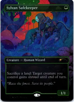 Sylvan Safekeeper (Galaxy Foil) 2109 Secret Lair Drop Series LP MTG - Image 1