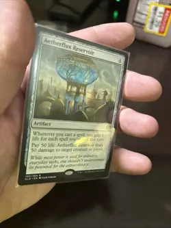 Magic the Gathering Aetherflux Reservoir Rare Artifact Kaladesh - Image 2