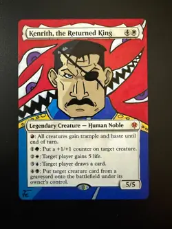 Mtg Alter - Kenrith, the Returned King - King Bradley Full Metal Alchemist - Image 1