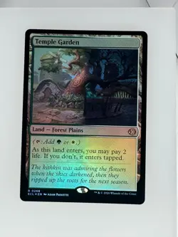 2026 Magic: The Gathering Lorwyn Eclipsed Temple Garden (Foil) 268 NM - Image 1