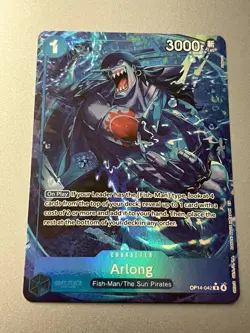 One Piece The Azure Sea’s Seven Arlong OP14-042 Alternate Alt Art NM - Image 1