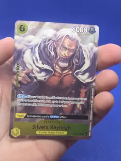 One Piece The Azure Sea’s Seven Silvers Rayleigh OP14-108 Dash Pack NM - Image 2