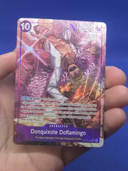 One Piece The Azure Sea’s Seven Donquixote Doflamingo OP14-069 Alternate Alt Art - Image 2