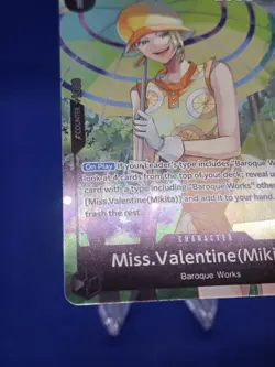 One Piece The Azure Sea’s Seven Miss Valentine Mikita OP14-087 Dash Pack NM - Image 5