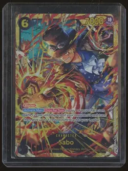 One Piece English OP13-120 Sabo Alternate Art Secret Rare - Image 1