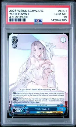 Yorktwon II SR - Weiss Schwarz Azur Lane Vol. 2 - PSA 10 - Image 1