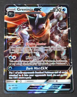 Pokemon Card TCG GRENINJA GX SM197 Holo Black Star Promo Sun and Moon 2019 NM! - Image 1