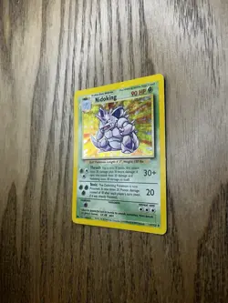 Pokemon Nidoking Base Set Holo Rare Card 11/102 MP - Image 2