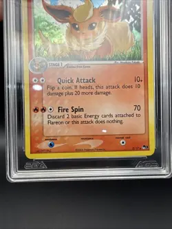 Pokemon TCG Flareon Holo Rare Card 2/17 Pop Series 3 - Image 4