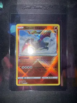 Radiant Charizard Crown Zenith Reverse Holo Card 020/159 Near Mint NM Condition - Image 1