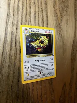 Pokemon Pidgeot Jungle Holo Rare Unlimited Card 8/64 English MP - Image 3