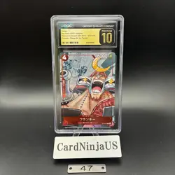 CGC PRISTINE 10 Franky ST01-010 C 25th Edition Parallel ONE PIECE Card Game 47 - Image 1