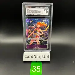 CGC 10 GEM MINT Nami UC OP09-070 PAR Parallel ONE PIECE Card Best Selection 35 - Image 1