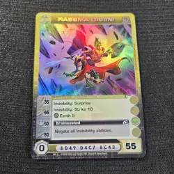 Chaotic TCG Rasbma Darini Super Rare Holo Card 35/65/50/80 - Image 1